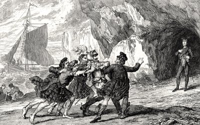 Captain Dalgetty at Ardenvohr, illustration from 